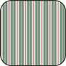 Dollhouse Miniature Cotton Fabric: Toile Stripe Green